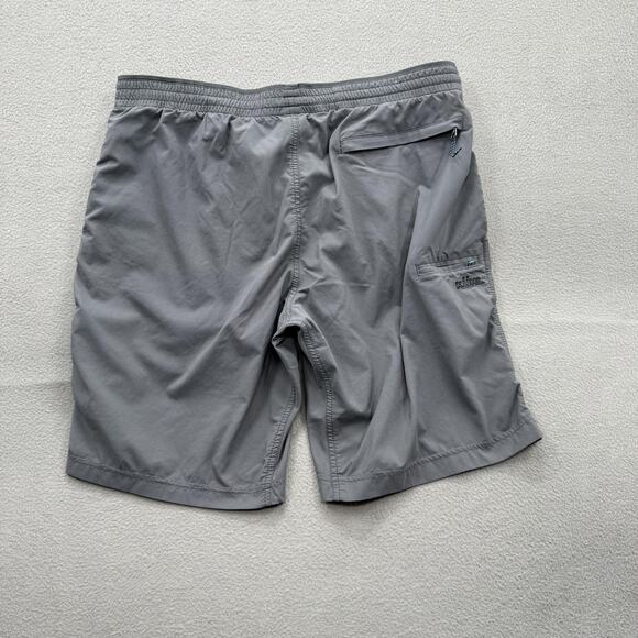 KUHL Shorts Mens Large Gray Quick Dry Stretch Elastic Waist Drawstring Hiking - Picture 2 of 8